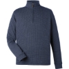 Custom Mens Bluffs Quarter-Zip Pullover Nautical Navy