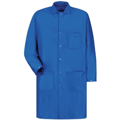 Custom Mens ESD/Anti-Stat Teach Coat Electric Blue