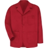 Custom Unisex Lapel Counter Coat Red