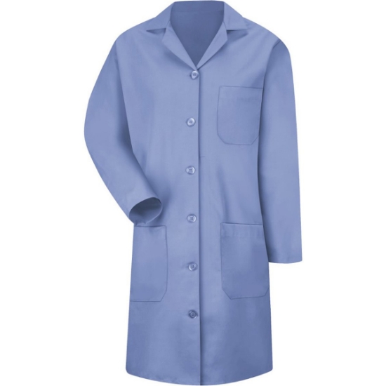 Custom Womens Lab Coat Light Blue