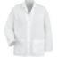 Custom Womens Specialized Lapel Counter Coat White