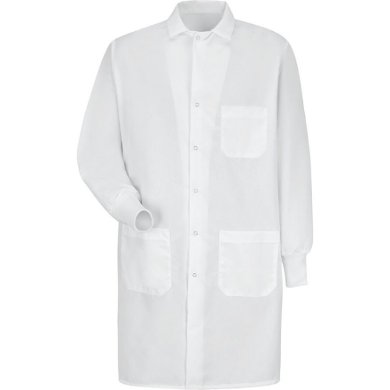 Custom Unisex Specialized Cuffed Lab Coat White