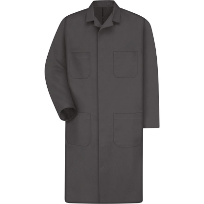 Custom Unisex Shop Coat Charcoal