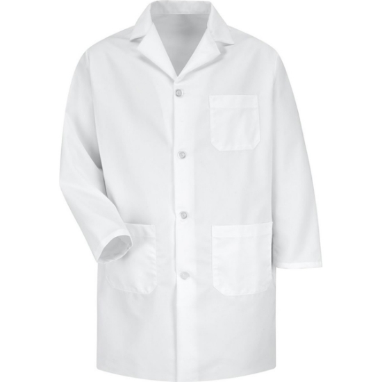 Custom Unisex Staff Coat White
