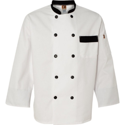 Custom Garnish Chef Coat White