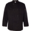 Custom Black Traditional Chef Coat Black