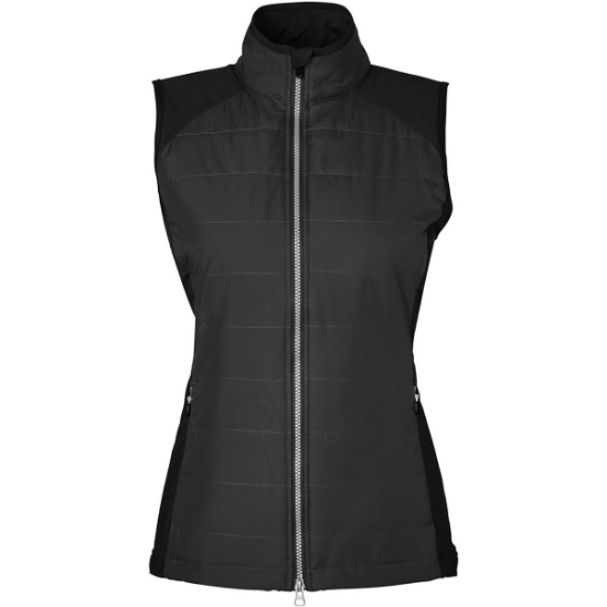 Custom Womens Tess Hybrid Vest Black