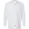 Custom Mens Industrial Long Sleeve Work Shirt White
