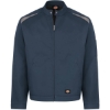 Custom Mens Insulated Colorblocked Jacket Dark Navy/ Silver