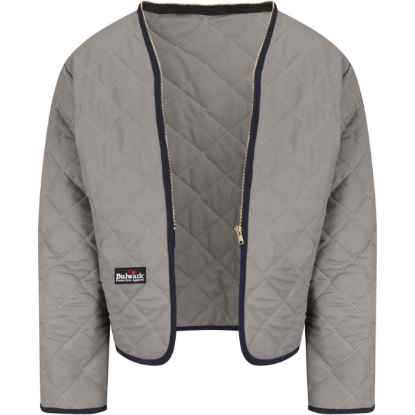 Custom Mens Flame Resistant Zip-In Zip-Out Modaquilt Liner GY-Grey