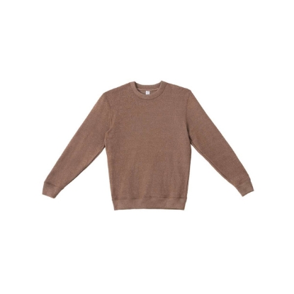 Custom Unisex Nantucket Crewneck Sweatshirt Terra Brown