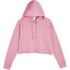 Custom Womens Cropped Hooded Sweatshirt Mauve