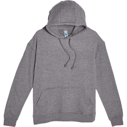 Custom Unisex French Terry Hooded Sweatshirt Heather Graphite