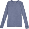 Custom Unisex French Terry Crewneck Sweatshirt Heather Denim
