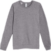 Custom Unisex French Terry Crewneck Sweatshirt Heather Graphite