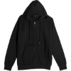 Custom Unisex Premium Full-Zip Hooded Sweatshirt Black