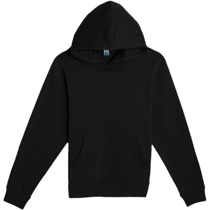 Custom Youth Premium Hooded Sweatshirt Black