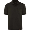 Custom Mens Performance Short Sleeve Work Shirt With Pocket Black