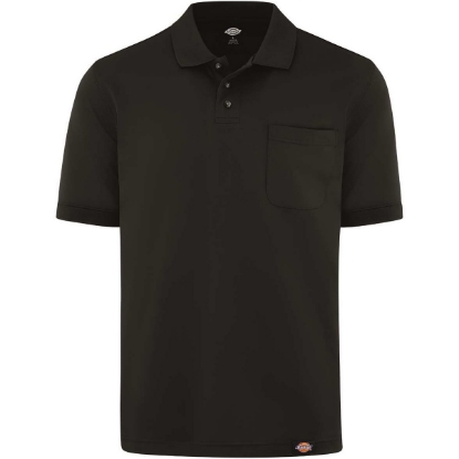 Custom Mens Performance Short Sleeve Work Shirt With Pocket Black