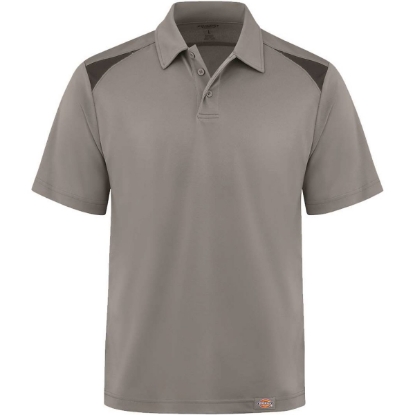 Custom Unisex Team Performance Short Sleeve Work Shirt Smoke/ Black