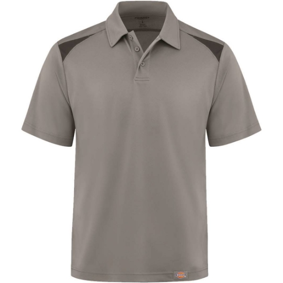 Custom Unisex Team Performance Short Sleeve Work Shirt Smoke/ Black