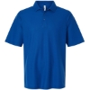 Custom Mens Maverick CVC Pique Polo True Royal