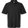 Custom Mens Tall Maverick CVC Pique Polo Black