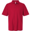 Custom Mens Tall Maverick CVC Pique Polo Red