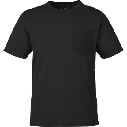 Custom Unisex Charge Snag and Soil Protect T-Shirt Black