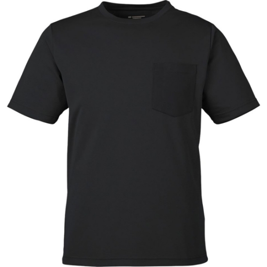 Custom Unisex Charge Snag and Soil Protect T-Shirt Black