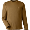 Custom Unisex Charge Snag and Soil Protect Long Sleeve T-Shirt Coyote Brown