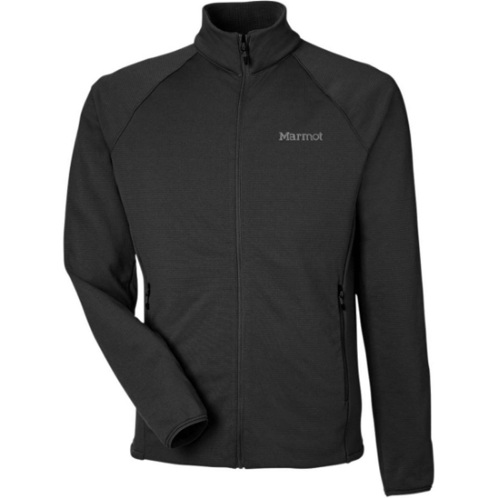 Custom Mens Leconte Fleece Jacket Black