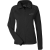 Custom Womens Leconte Full Zip Hooded Jacket Black