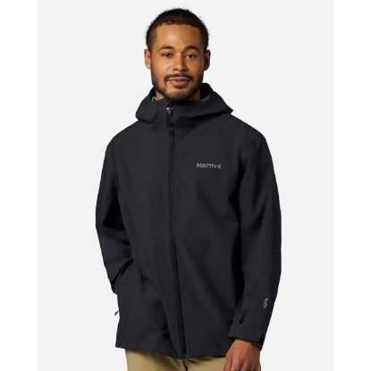 Custom Mens PreCip Evo Flex Hooded Jacket Black