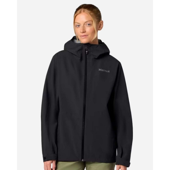 Custom Womens PreCip Evo Flex Hooded Jacket Black