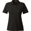 Custom Womens Cotton Polo Black