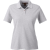 Custom Womens Cotton Polo Grey Heather