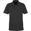 Custom Mens Valiant Cotton Snag Protect Polo Black