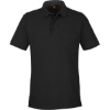 Custom Mens Valiant Cotton Snag Protect Pocket Polo Black