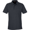 Custom Mens Valiant Cotton Snag Protect Pocket Polo Dark Charcoal