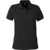 Custom Womens Valiant Cotton Snag Protect Polo Black