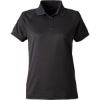 Custom Womens Charge Snag and Soil Protect Polo Black