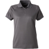 Custom Womens Charge Snag and Soil Protect Polo Dark Charcoal