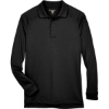 Custom Mens Advantage Long Sleeve Tactical Polo Black