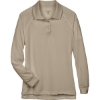 Custom Womens Advantage Long Sleeve Tactical Polo Desert Khaki