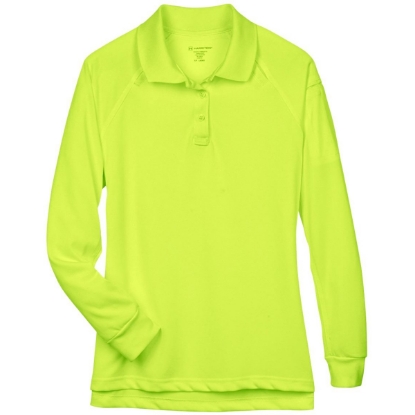 Custom Womens Advantage Long Sleeve Tactical Polo Safety Yellow