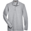 Custom Mens Easy Blend™ Long Sleeve Polo Grey Heather