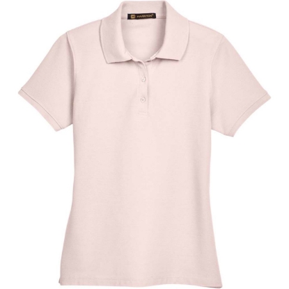 Custom Womens Blend-Tek™ Polo Blush