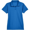 Custom Womens Polyester Jersey Polo True Royal