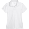 Custom Womens Polyester Jersey Polo White